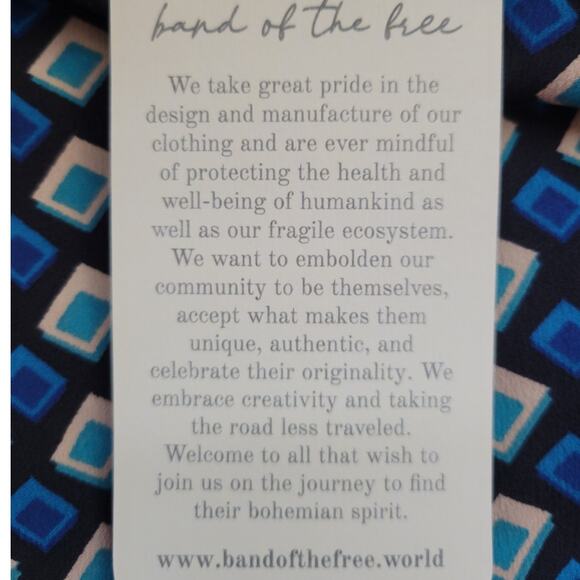 NWT Band of the Free Colette Teal Diamond Mini Skirt Women's S Mod‎ 60's Vibe - Picture 6 of 9